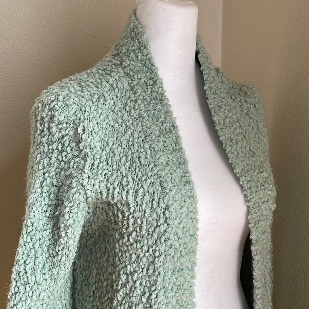 Christopher & Banks size small (fit med as well) light green, soft warm cardigan
